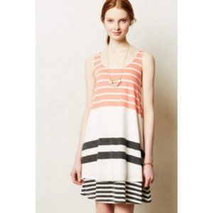 ANTHROPOLOGIE Striped Sleeveless Dress